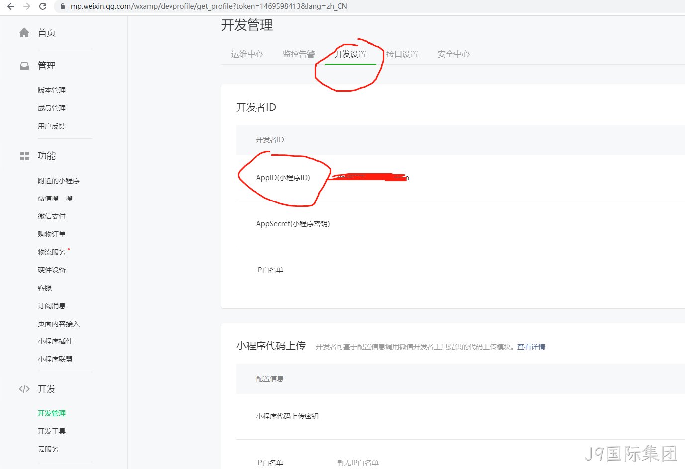开发设置